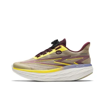 Sprandi Rolling Dome Lite Running Shoes Men Low Top Toffee Yellow/Wine Red/Purple 6