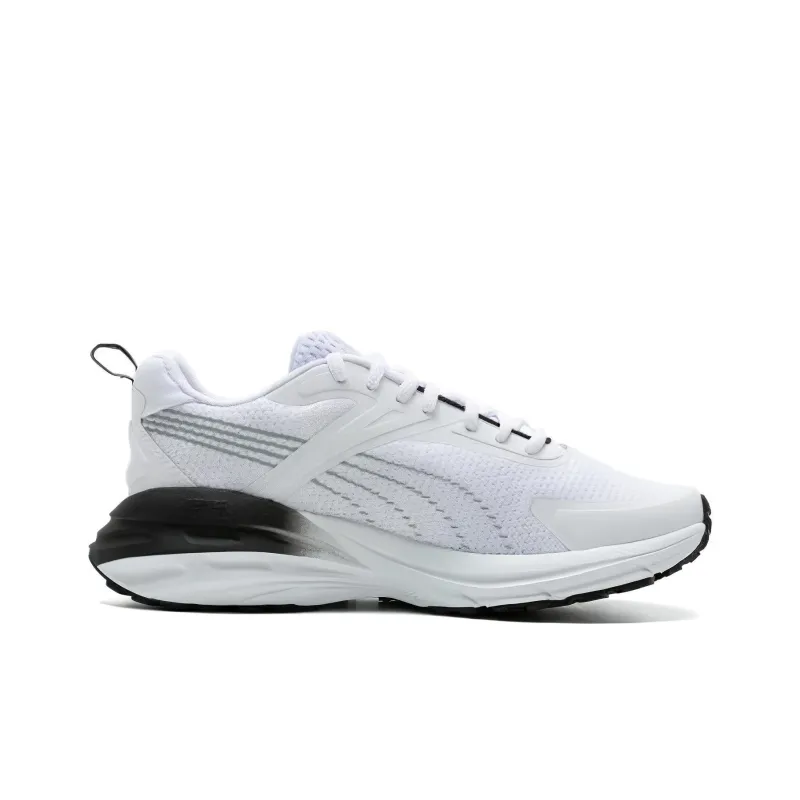 PUMA Durable Breathable Low-Top Rubber Casual Running Shoes Unisex White Black-1
