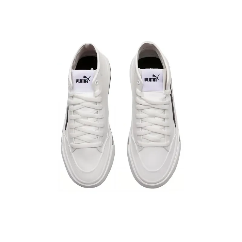 PUMA Court Classic Durable Breathable Low-Top Skateboard Shoes Unisex White Black-3