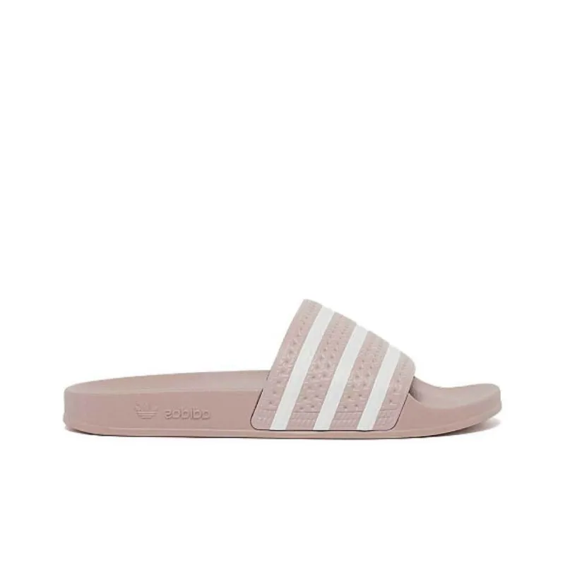 Adidas Originals ADILETTE Rubber Sole Abrasion Resistant Slide Slippers Unisex Pink-1