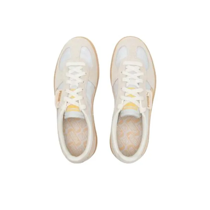 PUMA Palermo Og Wear Resistant Low Top Skateboard Shoes Unisex Yellow-3