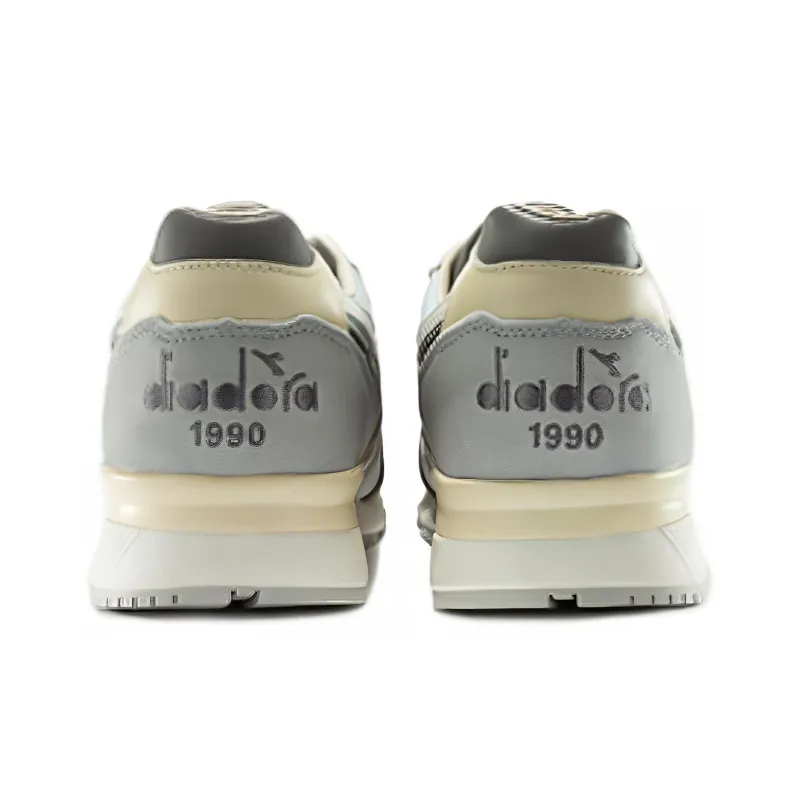Diadora N9000 PREMIUM Anti Slip And Wear Resistant Breathable Low Top Sports Casual Shoes Unisex Gray-3
