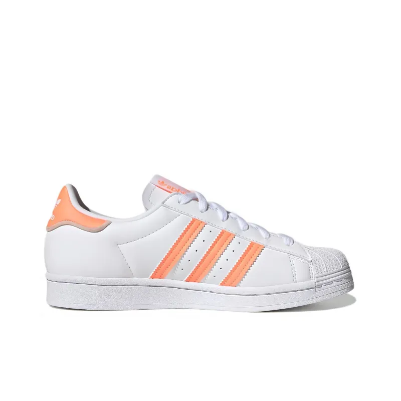 Adidas Originals Superstar Shoes 'Fluorescent Orange' Women's-1
