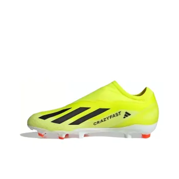 Adidas Crazyfast League Laceless Fg Team Solar Yellow Core Black Cloud White