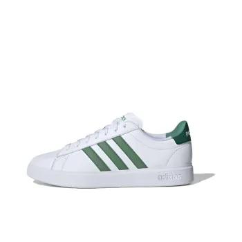 Adidas Neo GRAND COURT 2.0 Cushioning, Wear Resistant Low Top Skateboard Shoes Men's White Green