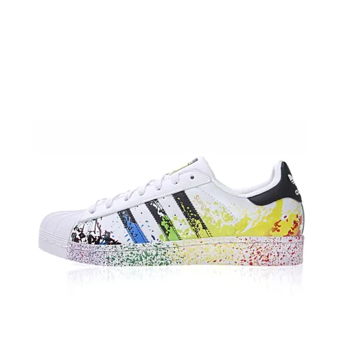 Adidas Originals Superstar Pride Shoes 'White Black Multi Color'