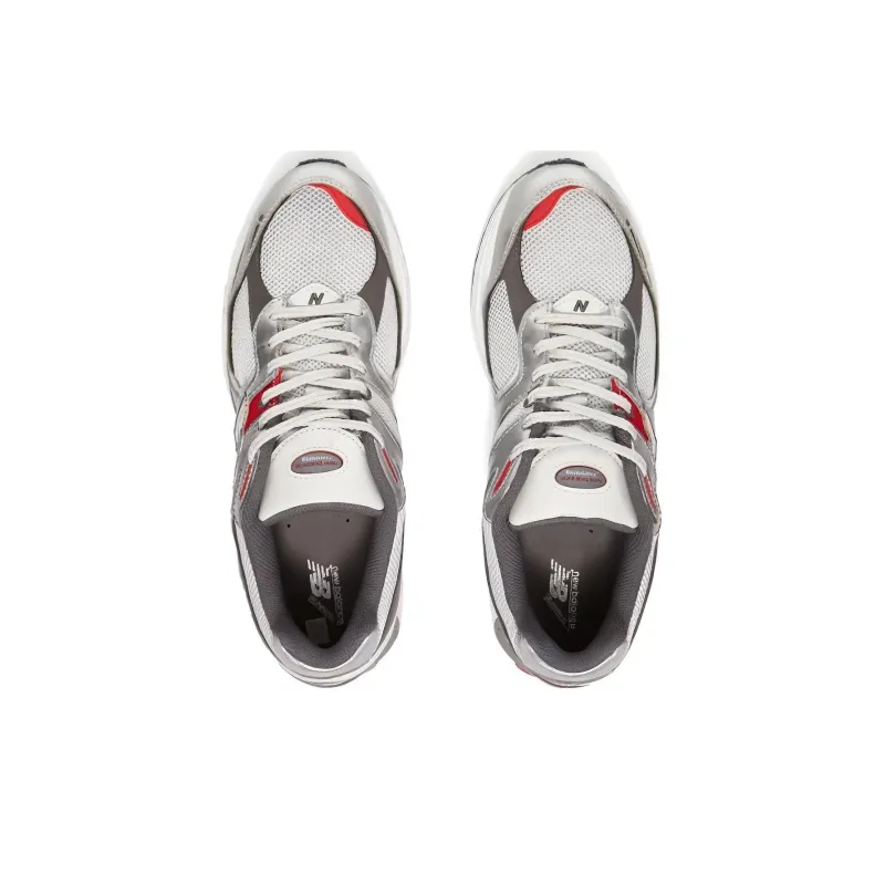 New Balance 2002R Silver Metallic Team Red-5