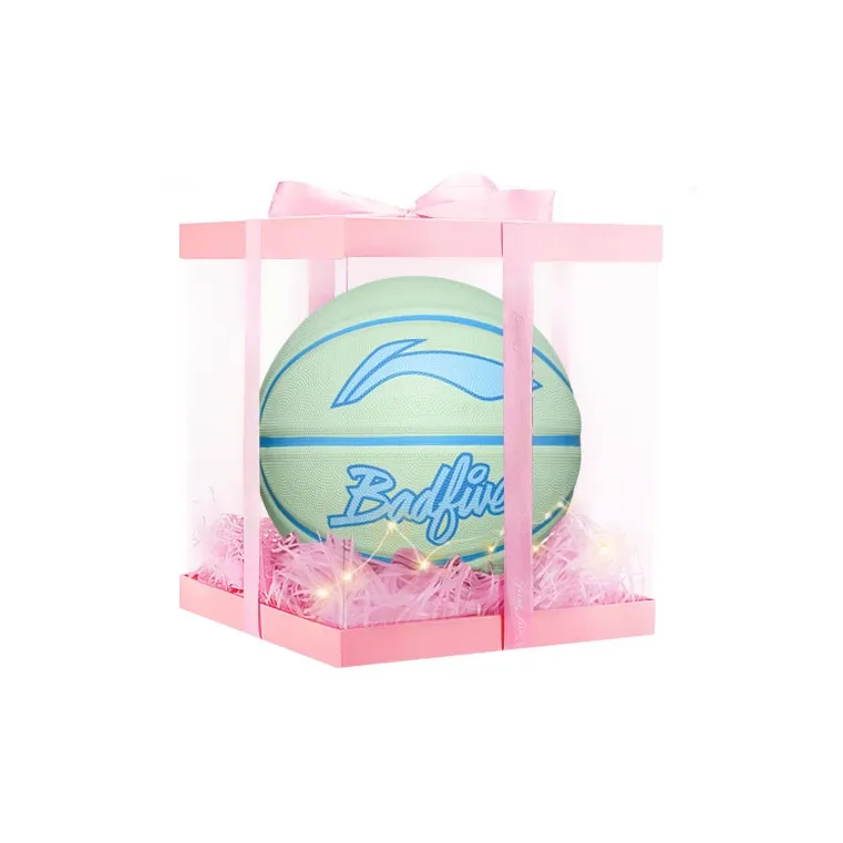 LiNing Rubber Basketball Green No. 5, No. 7 Training Unisex-5