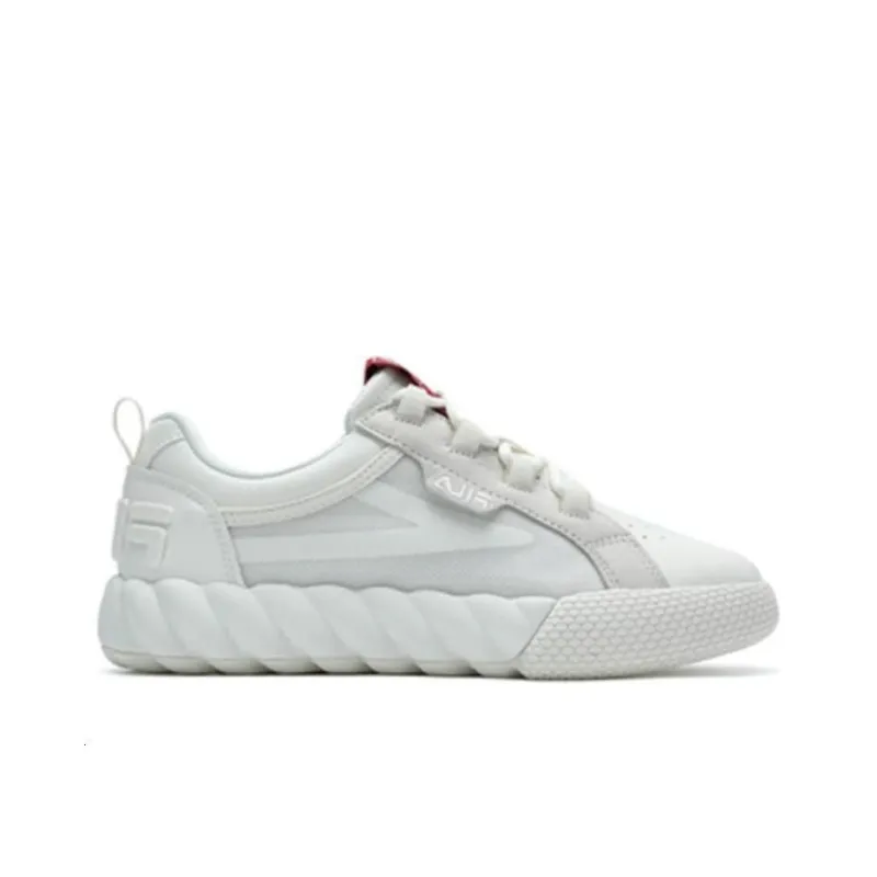 FILA CAMPO Wear Resistant Low Top Skateboard Shoes Women's White-1