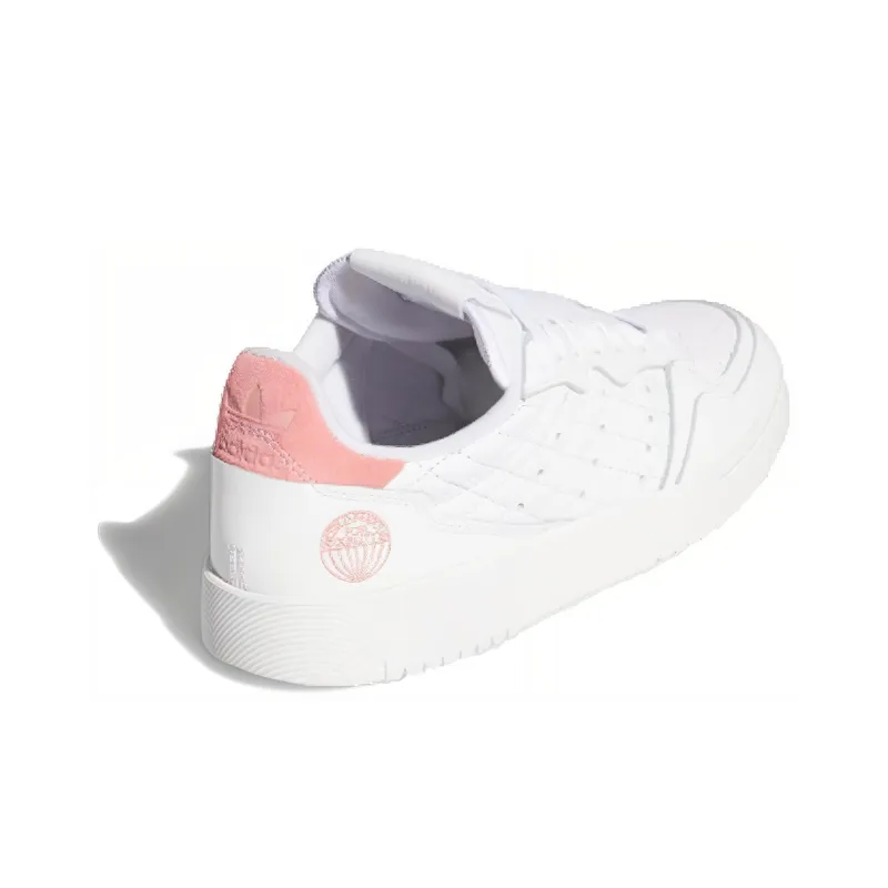 Adidas Supercourt White Glow Pink Women's-2