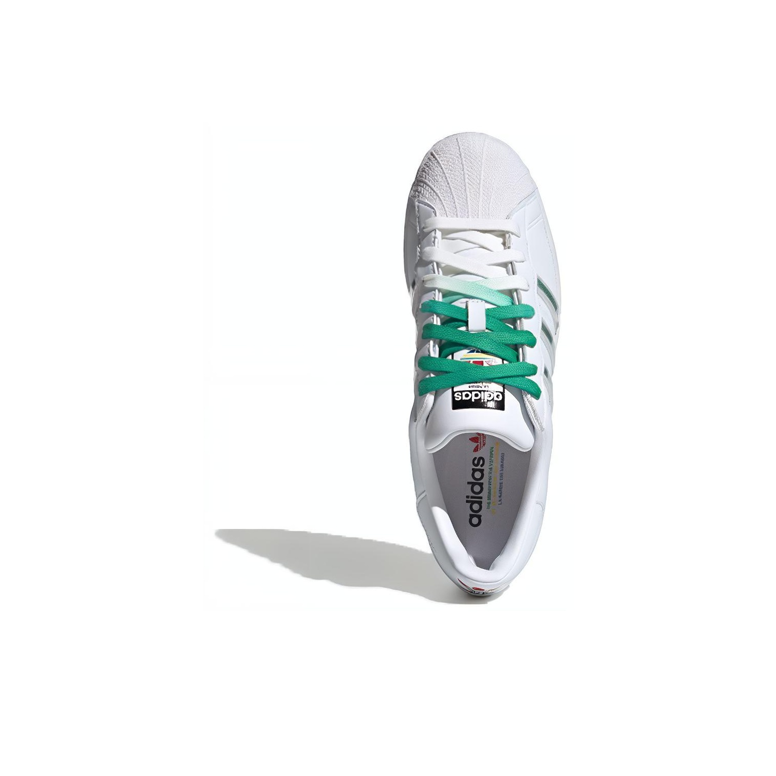 Adidas superstar hi res green online