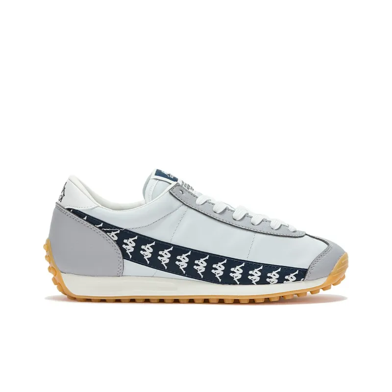 Kappa Anti Slip And Wear Resistant Lightweight Low Top Casual Running Shoes Unisex Gray-1