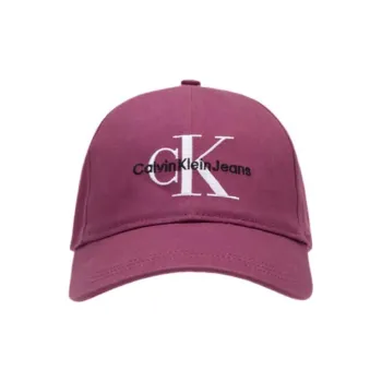 CALVIN KLEIN Cotton Baseball Caps Unisex Purple