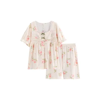 FENTENG Pajama Set Women's Shrimp Pink