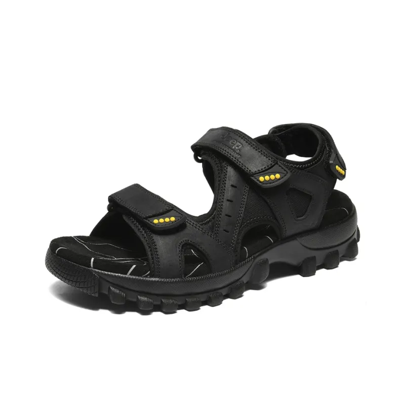 Jeep Beach Sandals Unisex Black-1
