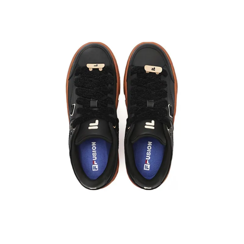 FILA FUSION Stack Skate Shoes 'Black Brown' Women's-2