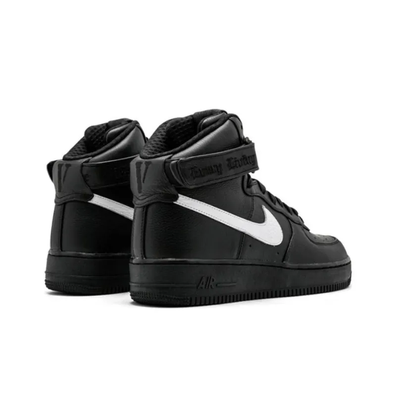 Nike Air Force 1 High Vlone Black White-2