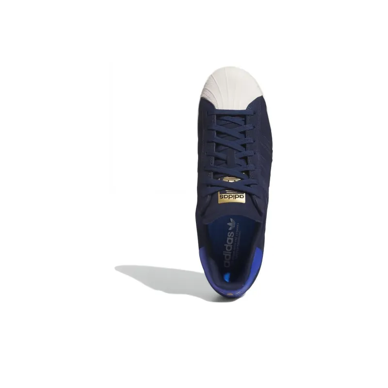 Adidas Superstar Adv Royal Blue Gold Metallic-4