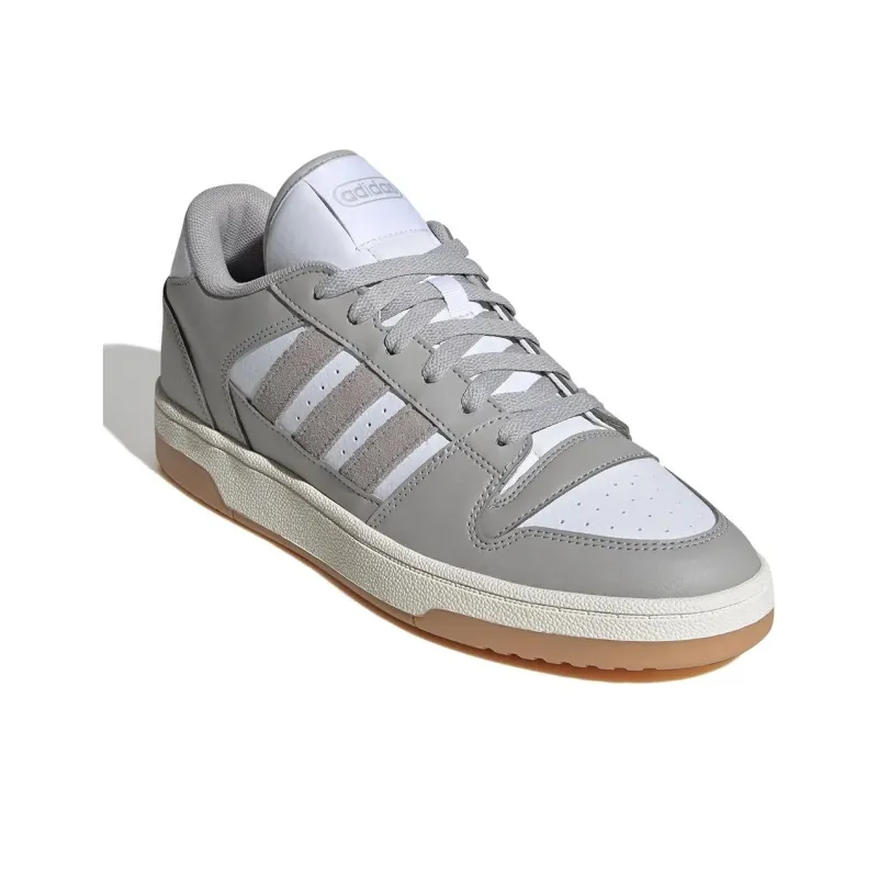 Adidas TURNAROUND LOW Anti Slip Wear Resistant Low Top Basketball Shoes Unisex Gray White-2