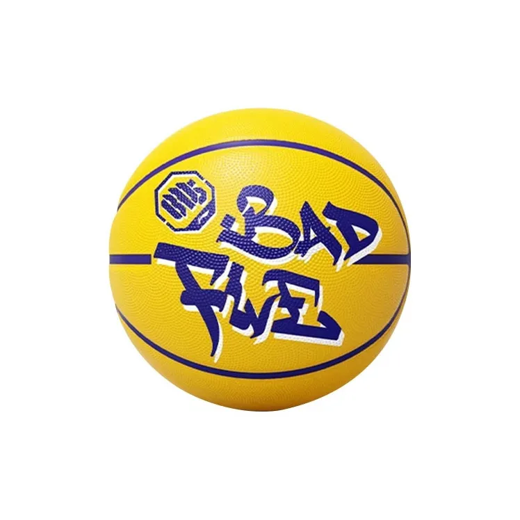LiNing BadFive The Rebel BadFive 1 Rubber Basketball Yellow Size 7 5 Size Training Unisex-1