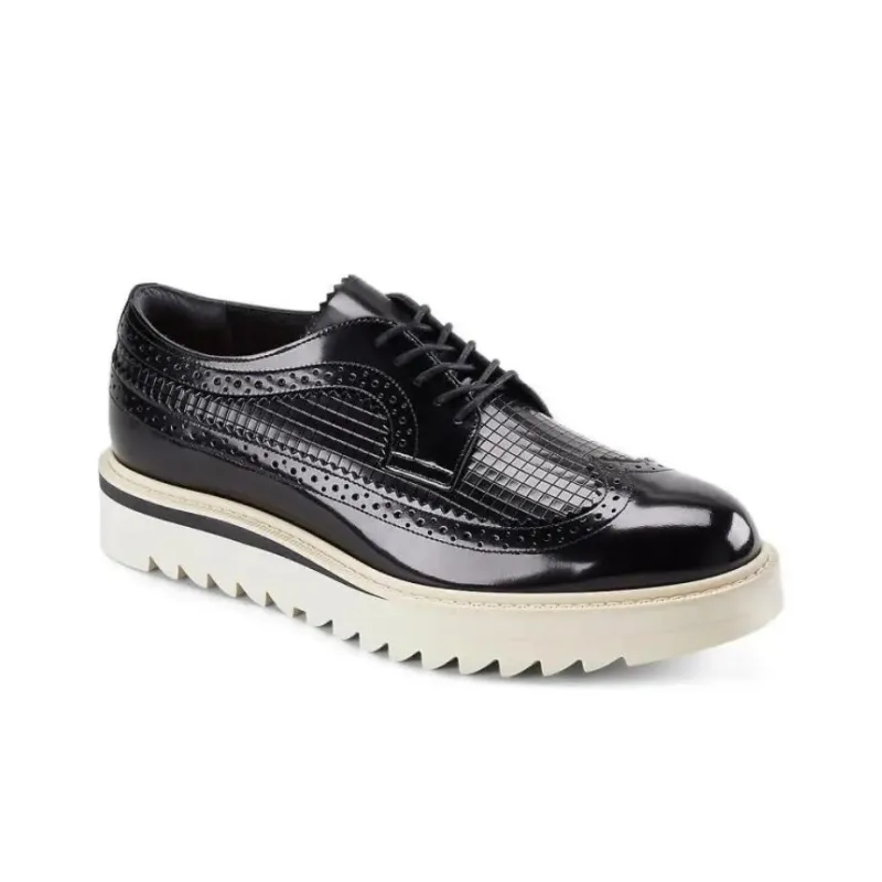 Onitsuka Tiger Brogue Sneakers 'Black White'-1