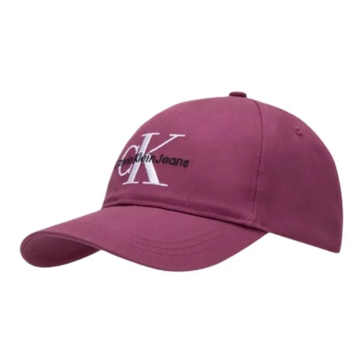 CALVIN KLEIN Cotton Baseball Caps Unisex Purple-2