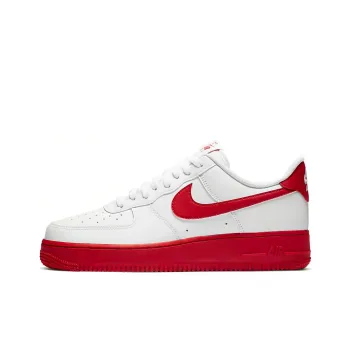 Nike Air Force 1 Low White Red Midsole