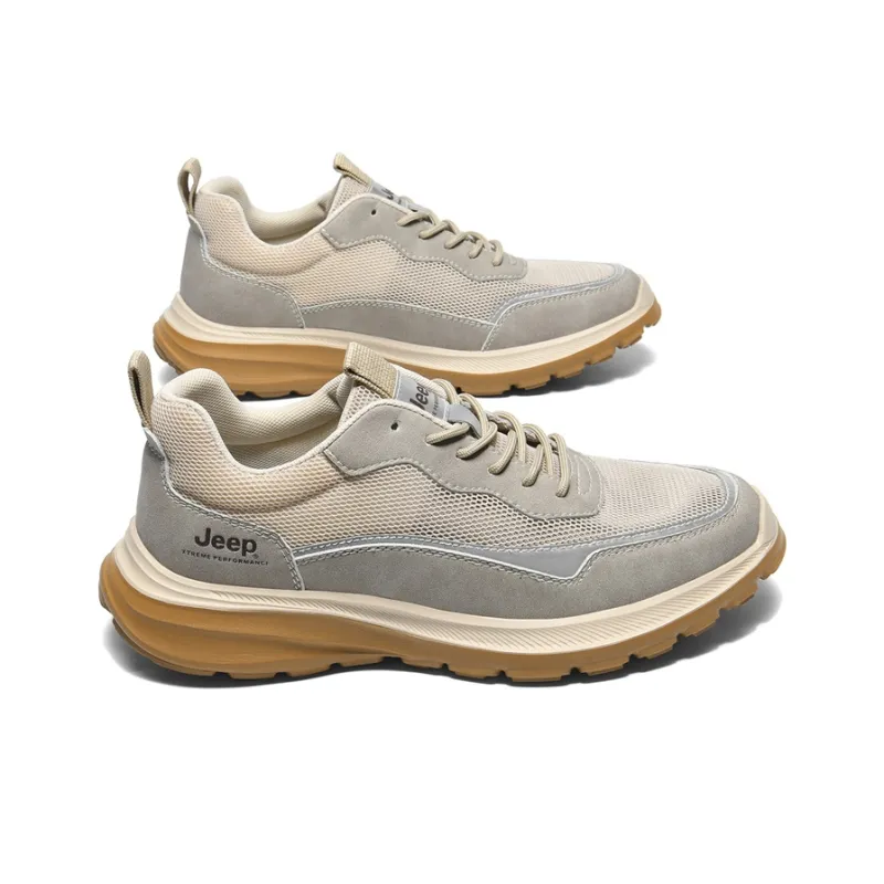 Jeep Shock Absorbers With Slip Resistant And Abrasion Resistant Properties Low Top Outdoor Shoes Men's-3