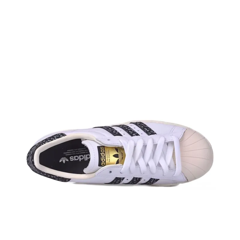 Adidas Superstar White Vapour Green Snake-1