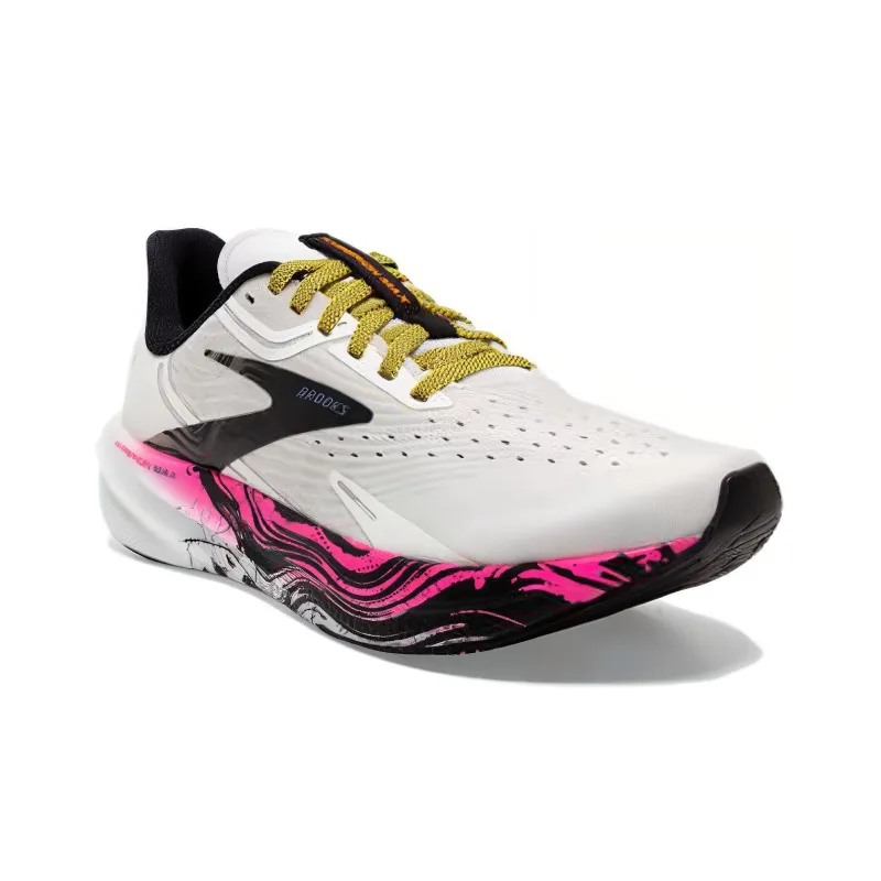 Brooks Hyperion Max White Pink Glo Women's-1