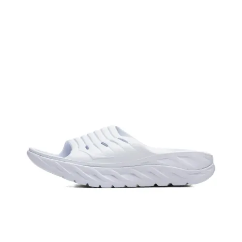 HOKA ONE ONE Slide Slippers Unisex White