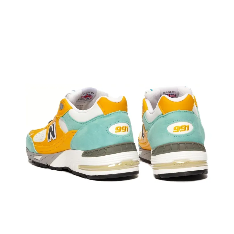 New Balance 991 Sns Yellow Blue Women's-2