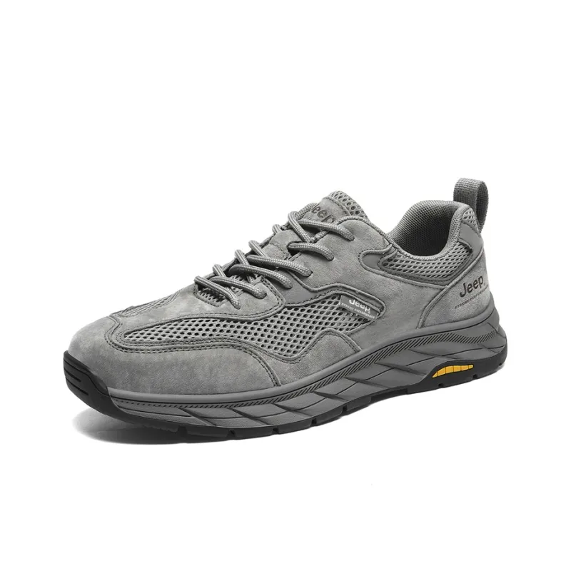Jeep Shock Absorbers With Slip Resistant And Abrasion Resistant Properties Low Top Training Running Shoes Men's-1