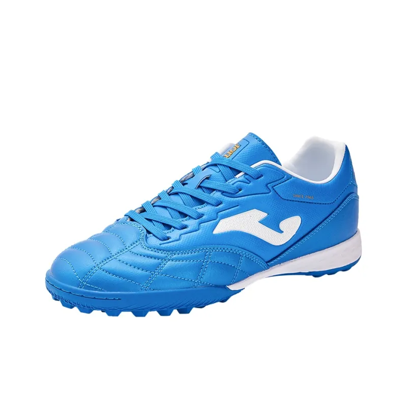 Joma Liga T1 Tf TF Rubber Broken Studs Slip Resistant Coverage Soccer Shoes Men's Blue White-2
