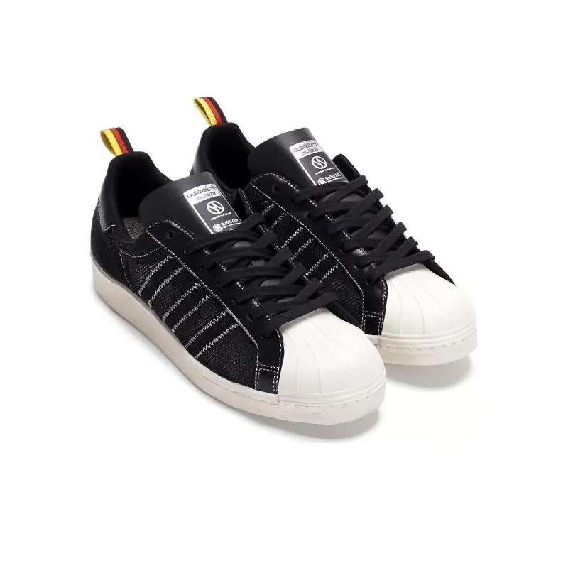 Adidas Originals X Clot Kazuki Superstar 80 'Black Red Yellow'-2