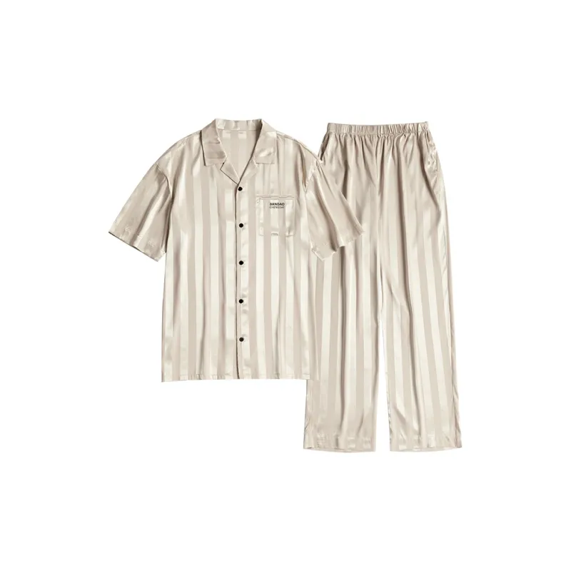 Peninsula City Pajama Set Men's Champagne-0
