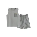 DD 100% cotton Tank Top Clothing Sets-33A008 Men's
