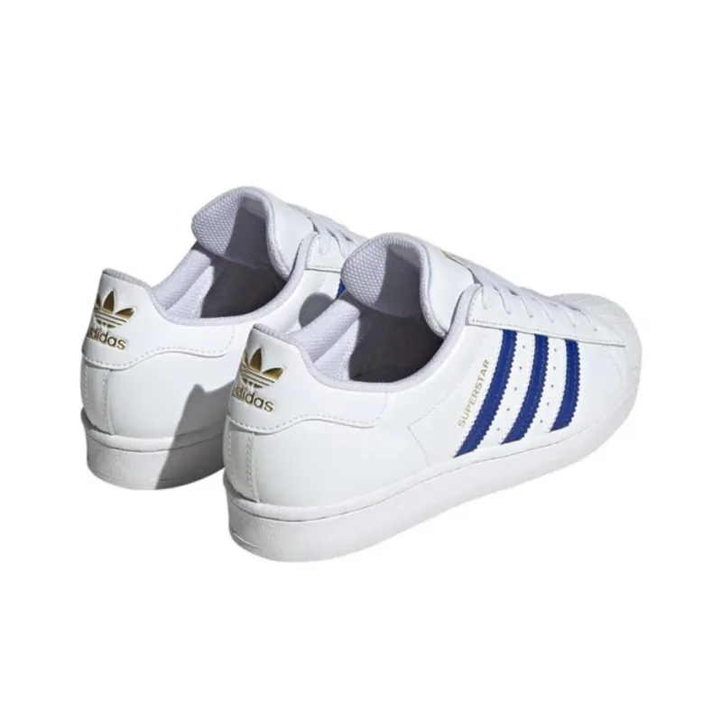 adidas Superstar White Semi Lucid Blue Gold Metallic (W)-2