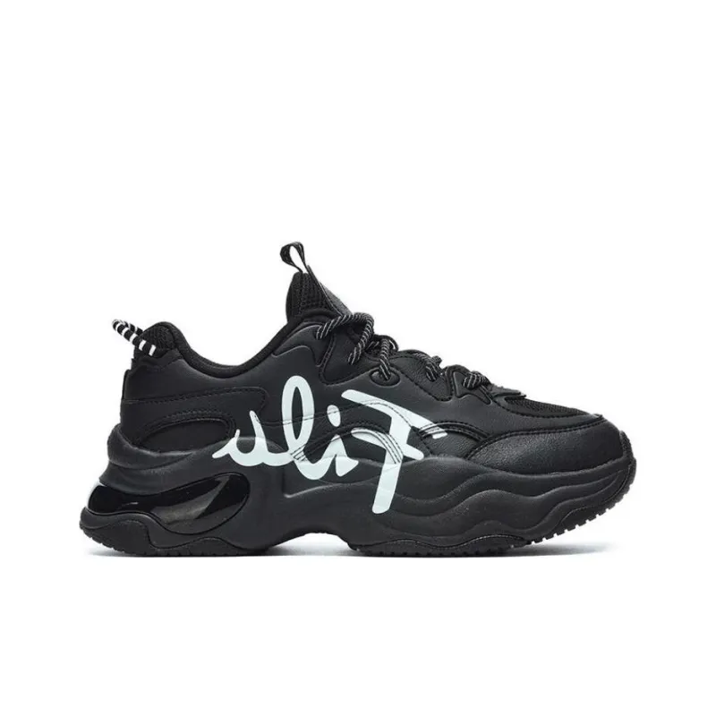 FILA FUSION Marathon Running Shoes 'Black White' Women's-1