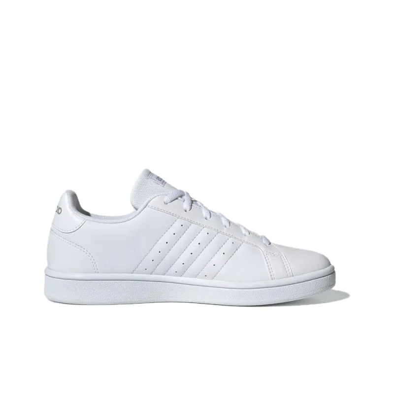 Adidas Grand Court Base Cloud White Platinum Metallic Women's-1