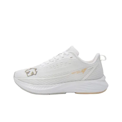 DESCENTE Running Shoes Women's Low-Top Beige