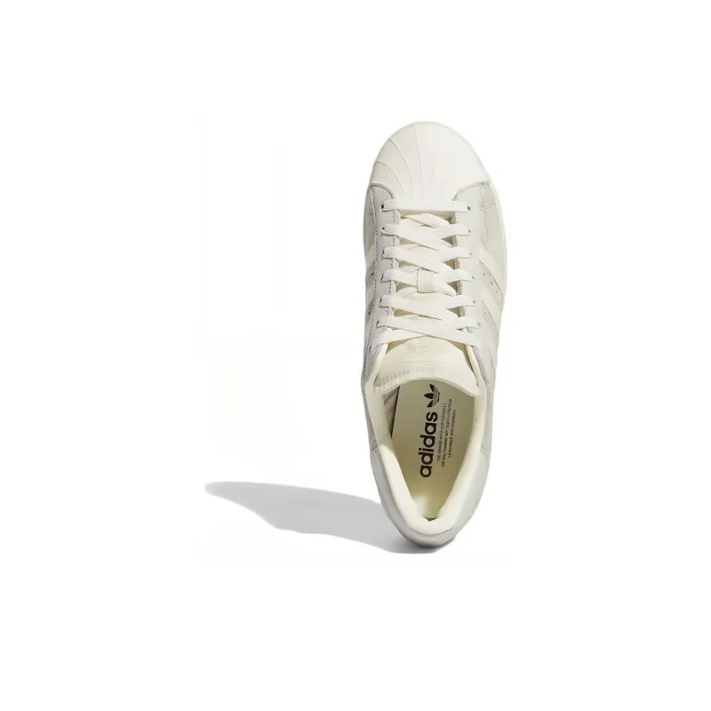 Superstar Adidas Originals 82 'Laser Topographic Print Ecru Tint'-4