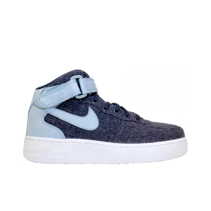 Nike Air Force 1 Mid '07 Leather Prm Midnight Navy Women's-1