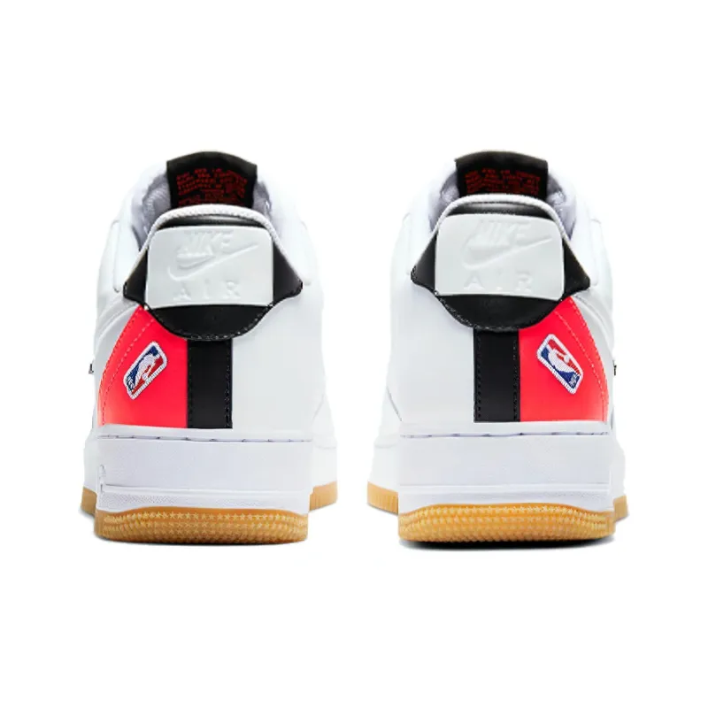 Nike Air Force 1 Low Nba White Crimson Gum-4