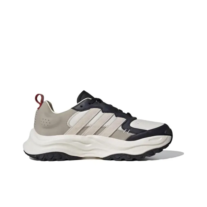 Adidas Maxxwavy Low Top Chunky Sneakers Unisex White Black Gray-1