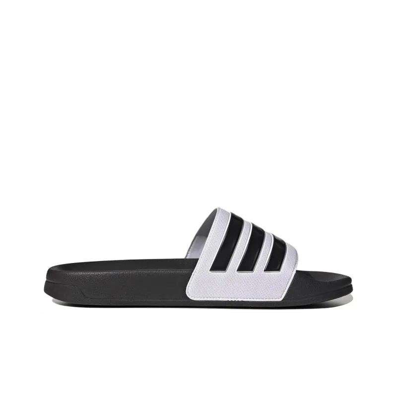 adidas originals Adilette White Black-1