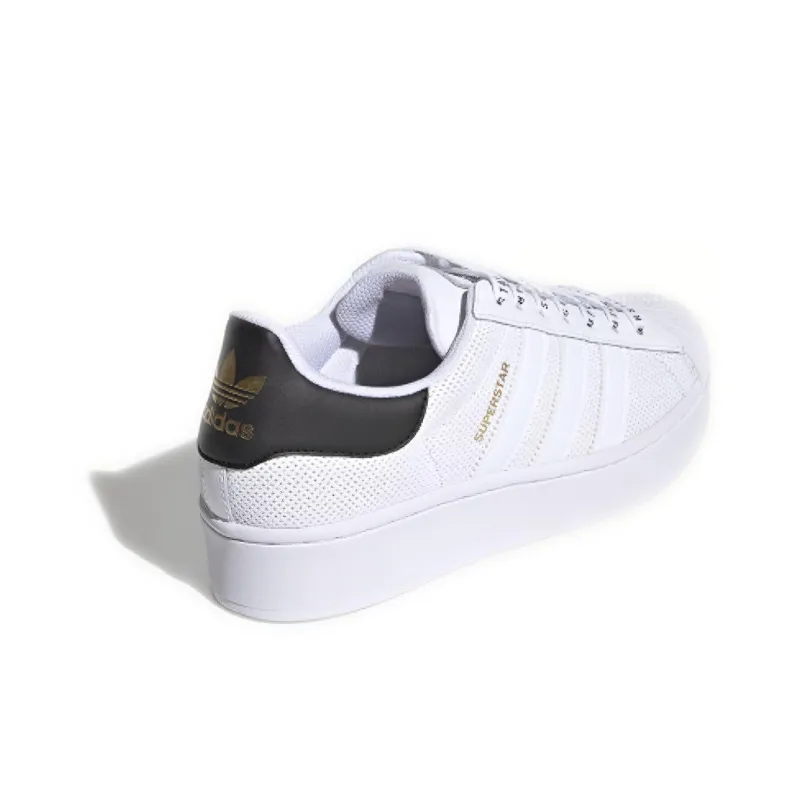 Superstar Women's Adidas Originals Bold 'White Black' Women's-2