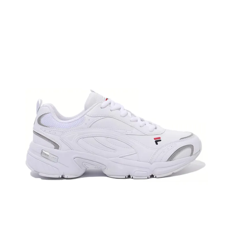 FILA Taurus V3 Shock Absorbers With Slip Resistant And Abrasion Resistant Properties Low Top Casual Shoes Unisex White-1