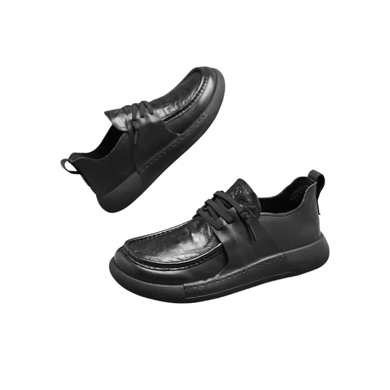 Mo Xu Casual Shoes Men Low Top Black-4