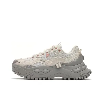 FILA FUSION BIANCO Hard Candy Cushioning Abrasion Resistant Breathable Low Top Chunky Sneakers Women's Milk White